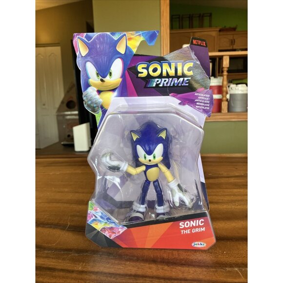 Jakks Sonic Prime Wave 3 The Grim Sonic 5" Action Figure NEW - Picture 2 of 11